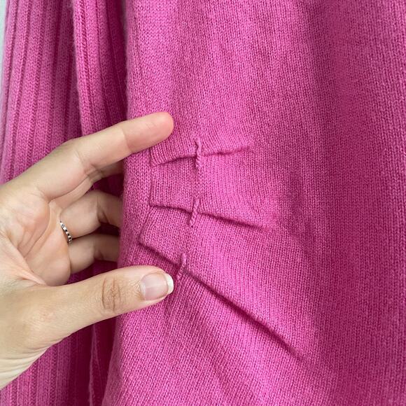 Piazza Sempione Sweater Women XS/S Pink Cashmere Boatneck Balloon Quiet Luxury - Picture 12 of 14